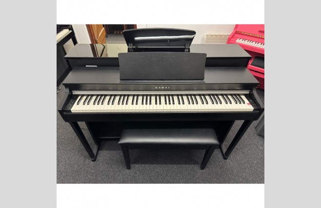 Kawai CN25 Digital Piano | Black Satin Finish | UK Delivery In Days | Warranty | P/X | Finance Options | Includes Stool, Headphones | Used | Serial Number G321600 - Image 1